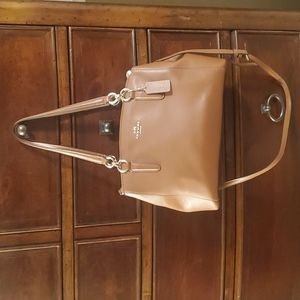 Coach Christie Crossgrain Leather Carryall Crossbody